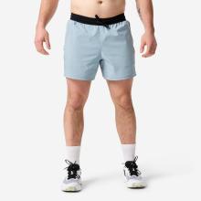 Shorts Herren Bodybuilding leicht - blau/grau