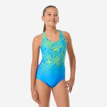 Badeanzug Mädchen Speedo - Splashback kobaltblau