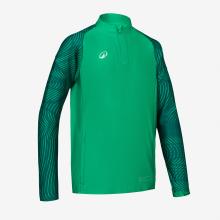 Kinder Fußball Sweatshirt 1/2-Zip - Club Wavy hellgrün/dunkelgrün
