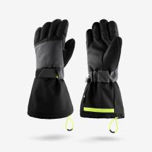 Skihandschuhe Kinder 6 – 14 Jahre warm - 500 Long grau