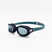 Schwimmbrille getönt Größe L - Soft grün Gläser türkis