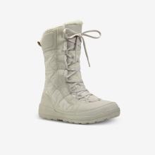 Winterstiefel Damen hoch warm wasserdicht Winterwandern - NH500 beige