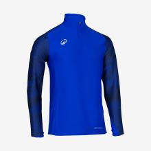 Damen/Herren Fußball Sweatshirt 1/2-Zip - VIRALTO Wavy Club marineblau/blau