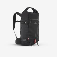Ski-/Snowboardrucksack Rolltop 30 L Freeride - Robust Freeride schwarz