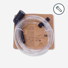Set aus Duschkopf mit Schlauch - Ersatzteil für Solardusche mit Pumpsystem 10 L
