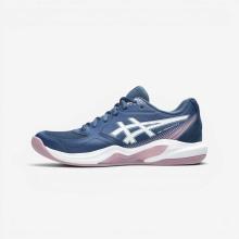 Damen Tennisschuhe Teppich - Gel Dedicate 9 blau