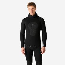 Neoprenjacke Apnoetauchen Herren Neopren Ocena 5 mm SPF 500 schwarz