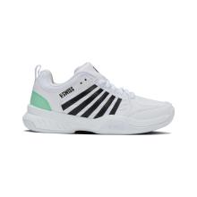 Damen Tennisschuhe Teppich - Court Express 2 weiß/blau