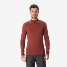 Merino Funktionsshirt Herren Zip - Resist rot