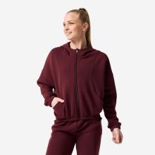 Kapuzenjacke Damen - bordeaux