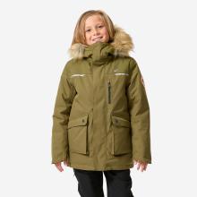 Winterjacke Parka Kinder Gr. 122–172 bis -23 °C Wandern - NH900 grün
