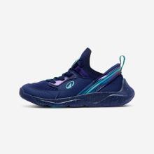 Fitnessschuhe Sneaker Kinder Schnürung einfach anzuziehen - Playful Easy blau
