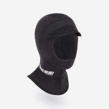 Kopfhaube Neopren 2 mm Visier - Peaked Hood schwarz