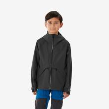Wanderjacke Kinder wasserdicht leicht Gr. 122–170 - MH900 schwarz