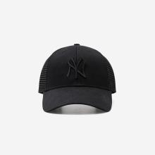 Damen/Herren Baseball Cap mit Druckknopf - New York Yankees schwarz