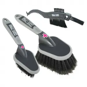 MUC-OFF Brush Set 3-Pack - Rad Pflege & Reinigung