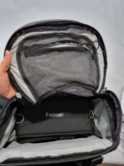 Netztasche im Inneren.